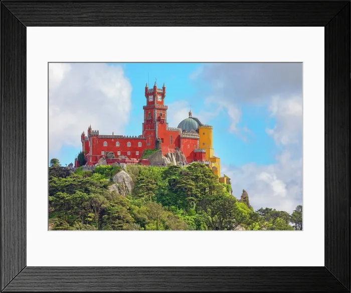 Framed Print : Pena Palace, Sintra, Portugal Framed Print : Pena Palace, Sintra, Portugal