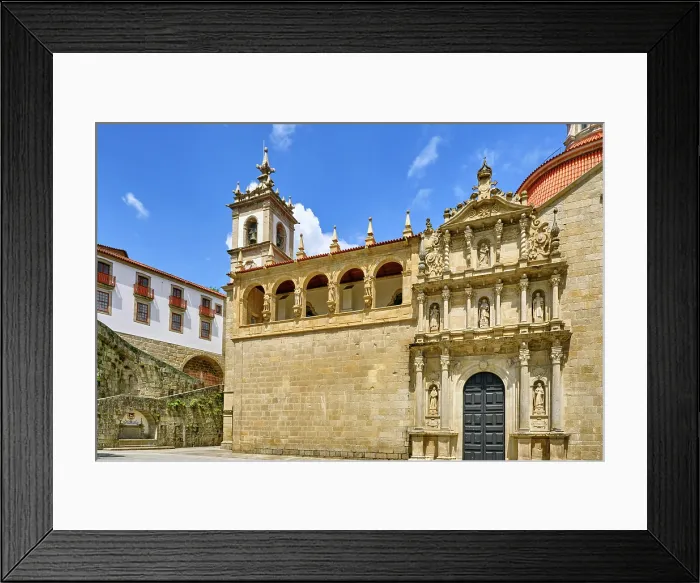 Framed Print : The church and convent of S£o Gonçalo, dating back to the XVI century. Amarante, Portugal Framed Print : The church and convent of S£o Gonçalo, dating back to the XVI century. Amarante, Portugal