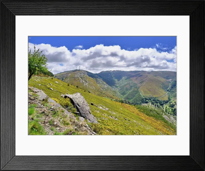 Framed Print : Spring at the Mar£o mountain range. Trás-os-Montes, Portugal Framed Print : Spring at the Mar£o mountain range. Trás-os-Montes, Portugal