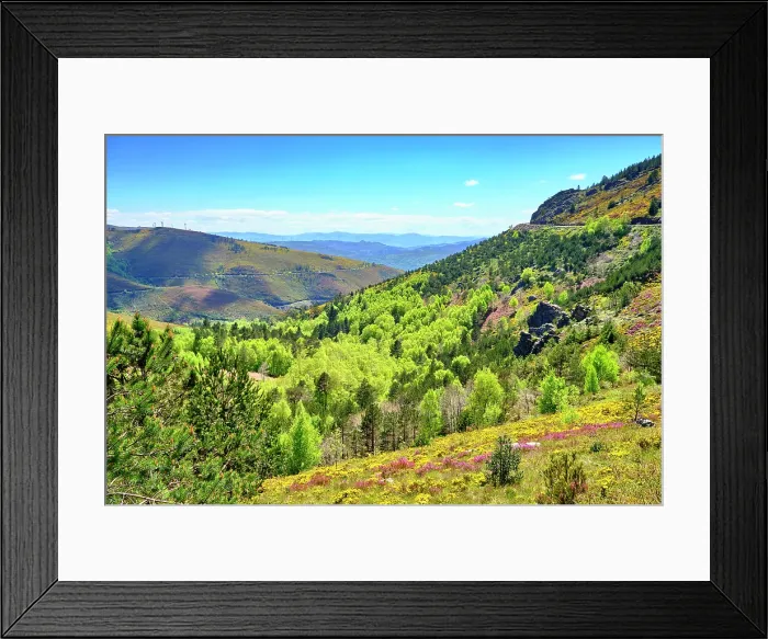 Framed Print : Spring at the Mar£o mountain range. Trás-os-Montes, Portugal Framed Print : Spring at the Mar£o mountain range. Trás-os-Montes, Portugal