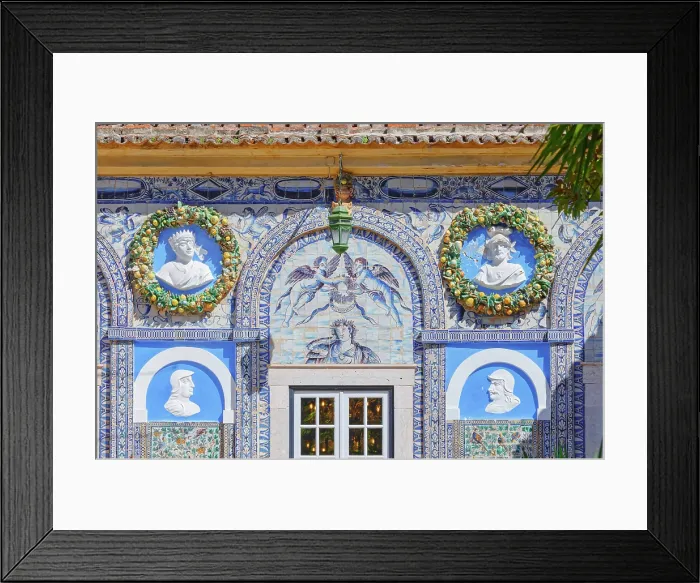 Framed Print : Palace of the Marquises of Fronteira facade, Lisbon, Portugal Framed Print : Palace of the Marquises of Fronteira facade, Lisbon, Portugal