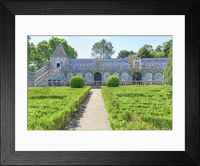 Framed Print : Palace of the Marquises of Fronteira gardens, Lisbon, Portugal Framed Print : Palace of the Marquises of Fronteira gardens, Lisbon, Portugal