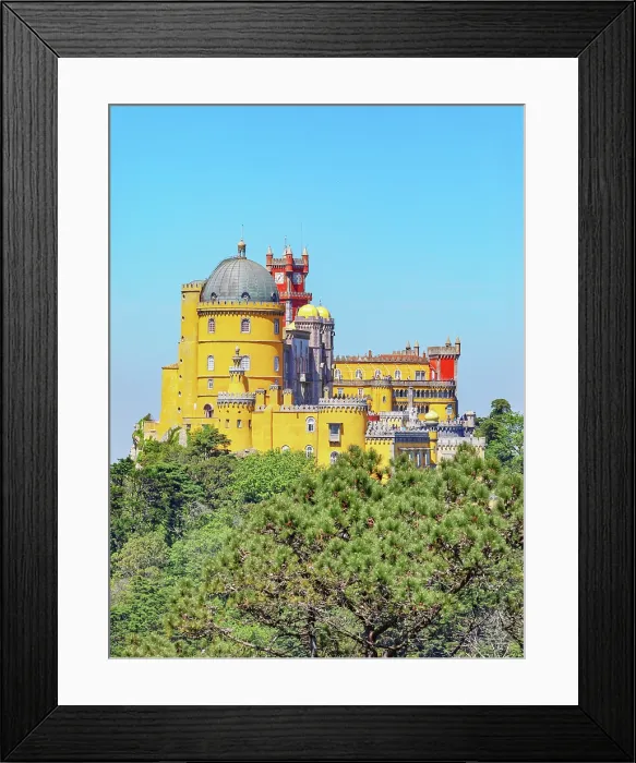 Framed Print : Pena Palace, Sintra, Portugal Framed Print : Pena Palace, Sintra, Portugal