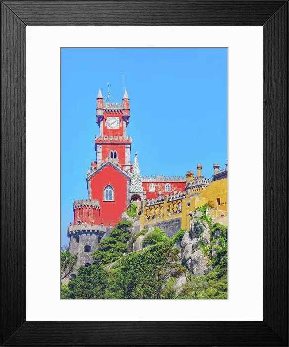 Framed Print : Pena Palace, Sintra, Portugal Framed Print : Pena Palace, Sintra, Portugal
