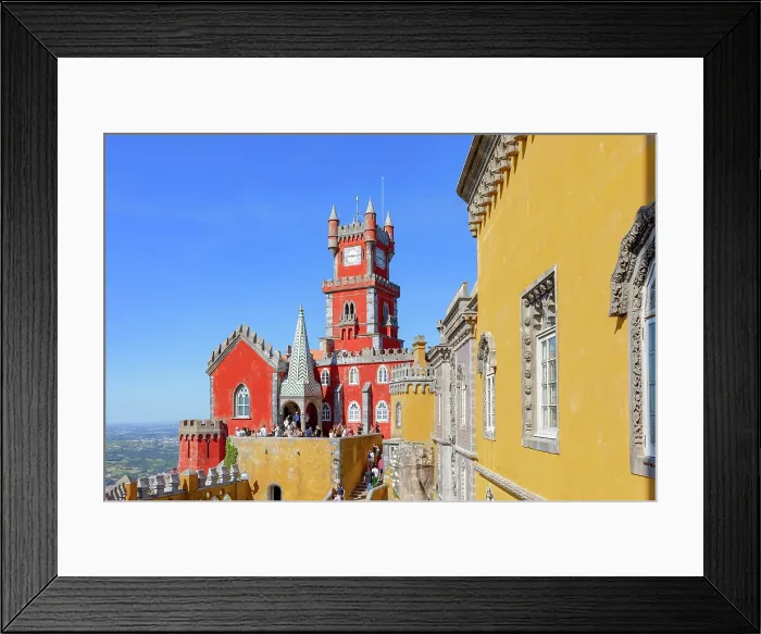 Framed Print : Pena Palace, Sintra, Portugal Framed Print : Pena Palace, Sintra, Portugal
