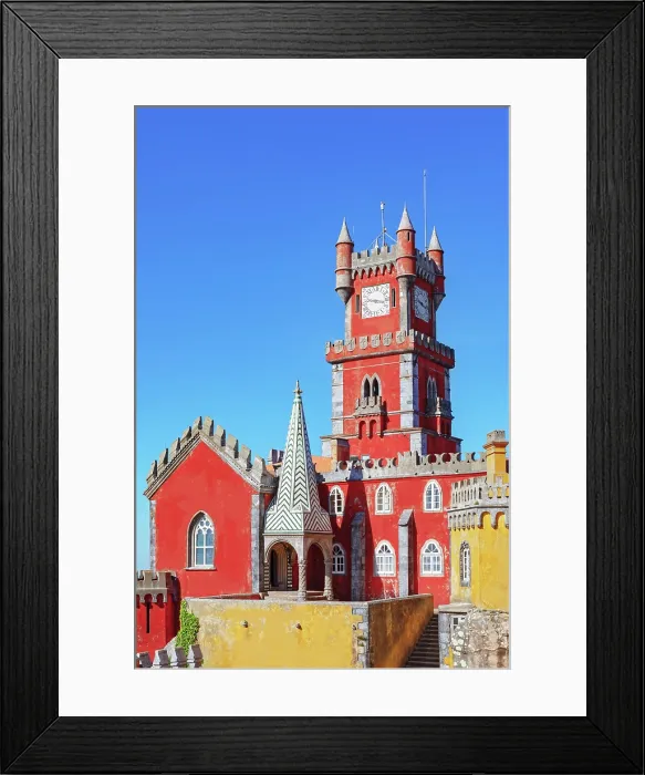 Framed Print : Pena Palace, Sintra, Portugal Framed Print : Pena Palace, Sintra, Portugal