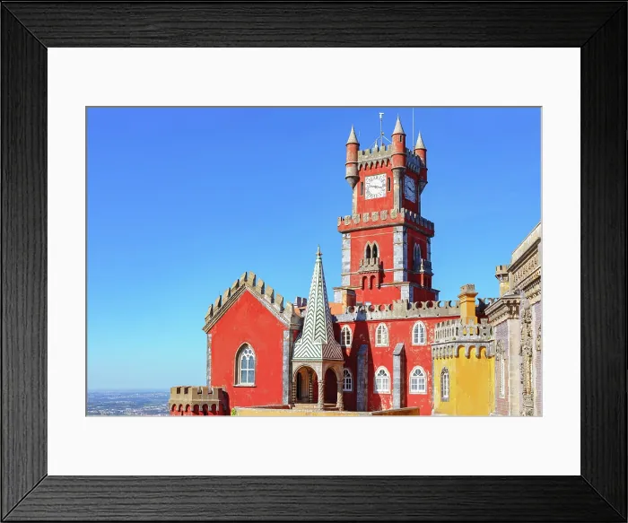 Framed Print : Pena Palace, Sintra, Portugal Framed Print : Pena Palace, Sintra, Portugal