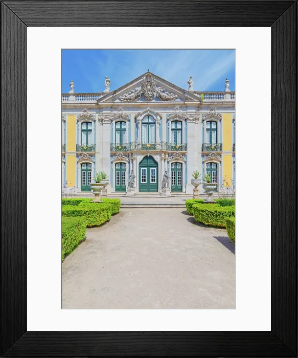 Framed Print : Queluz National Palace, Queluz, Lisbon, Portugal