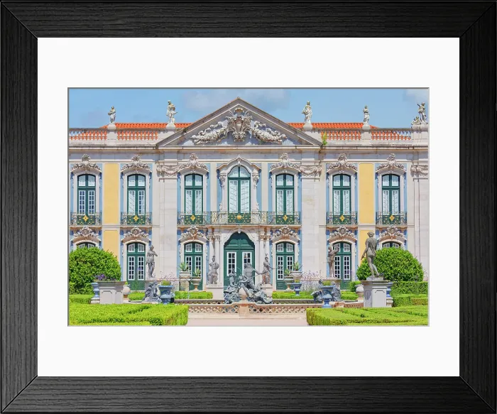 Framed Print : Queluz National Palace, Queluz, Lisbon, Portugal