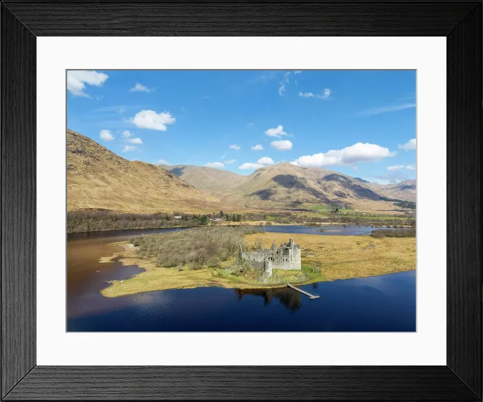 Framed Print : Kilchurn Castle, Loch Awe, Argyll and Bute, Scotland, UK