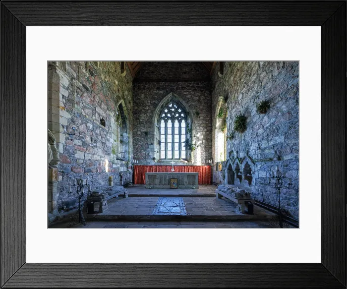 Framed Print : Inside Iona Abbey, Isle of Iona, Scotland, UK Framed Print : Inside Iona Abbey, Isle of Iona, Scotland, UK