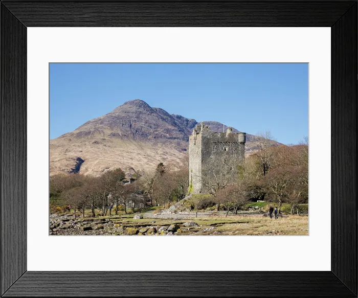 Framed Print : Moy Castle, Lochbuie, Isle of Mull, Scotland, UK Framed Print : Moy Castle, Lochbuie, Isle of Mull, Scotland, UK