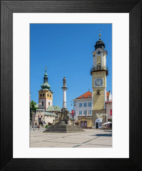 Framed Print : Castle and Clock Tower, Slovak National Uprising Square (SNP), Banska Bystrica, Slovakia Framed Print : Castle and Clock Tower, Slovak National Uprising Square (SNP), Banska Bystrica, Slovakia