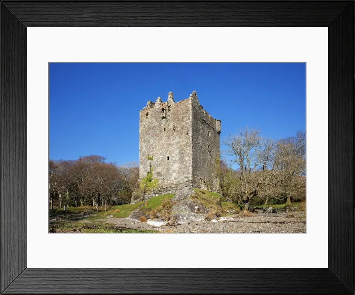 Framed Print : Moy Castle, Lochbuie, Isle of Mull, Scotland, UK Framed Print : Moy Castle, Lochbuie, Isle of Mull, Scotland, UK