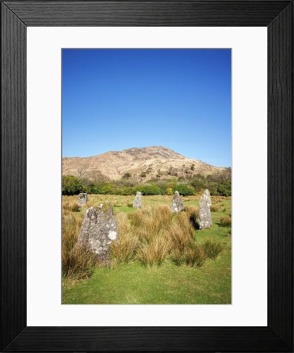 Framed Print : Stone circle, Lochbuie, Isle of Mull, Scotland, UK