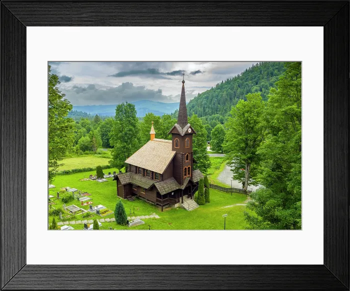 Framed Print : Church of St. Anne (Kostol sv. Anny), Tatranska Javorina, Presov, Slovakia Framed Print : Church of St. Anne (Kostol sv. Anny), Tatranska Javorina, Presov, Slovakia