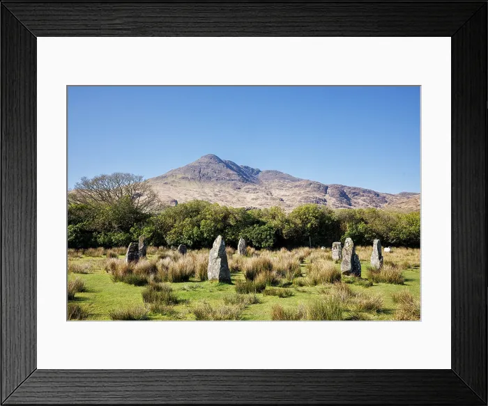Framed Print : Stone circle, Lochbuie, Isle of Mull, Scotland, UK Framed Print : Stone circle, Lochbuie, Isle of Mull, Scotland, UK