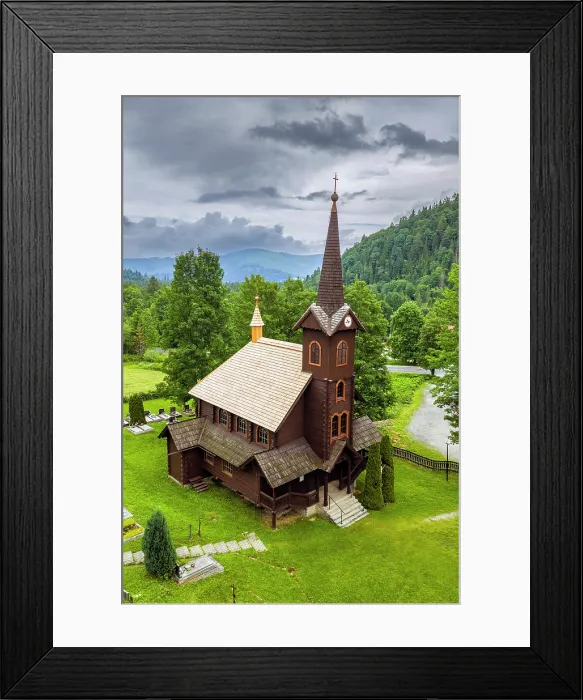 Framed Print : Church of St. Anne (Kostol sv. Anny), Tatranska Javorina, Presov, Slovakia Framed Print : Church of St. Anne (Kostol sv. Anny), Tatranska Javorina, Presov, Slovakia
