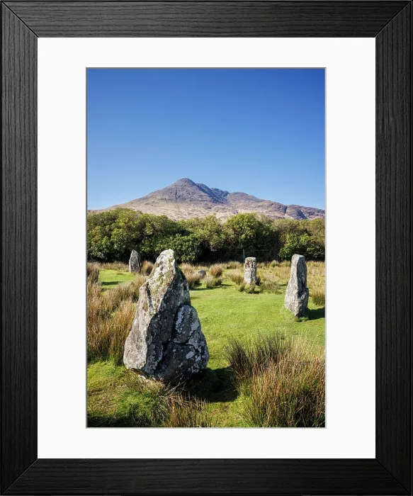 Framed Print : Stone circle, Lochbuie, Isle of Mull, Scotland, UK Framed Print : Stone circle, Lochbuie, Isle of Mull, Scotland, UK
