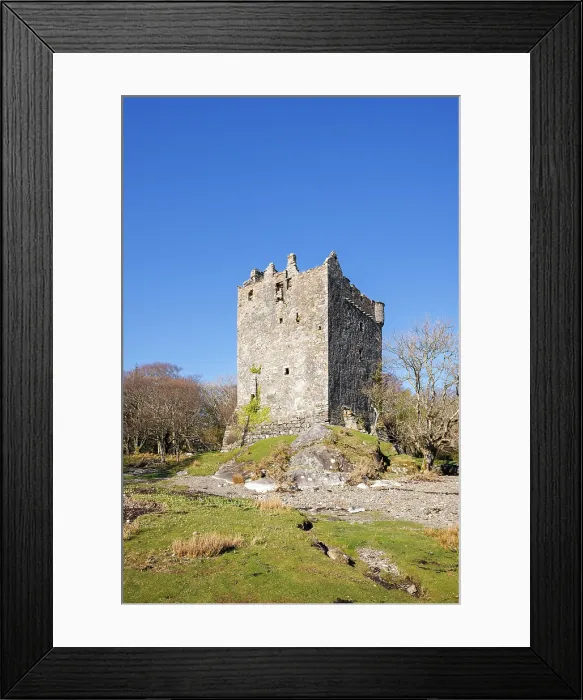Framed Print : Moy Castle, Lochbuie, Isle of Mull, Scotland, UK Framed Print : Moy Castle, Lochbuie, Isle of Mull, Scotland, UK