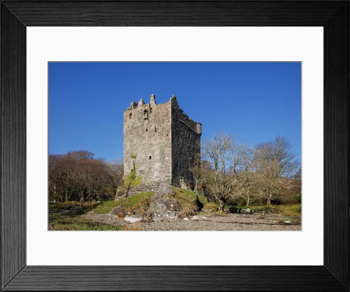Framed Print : Moy Castle, Lochbuie, Isle of Mull, Scotland, UK Framed Print : Moy Castle, Lochbuie, Isle of Mull, Scotland, UK