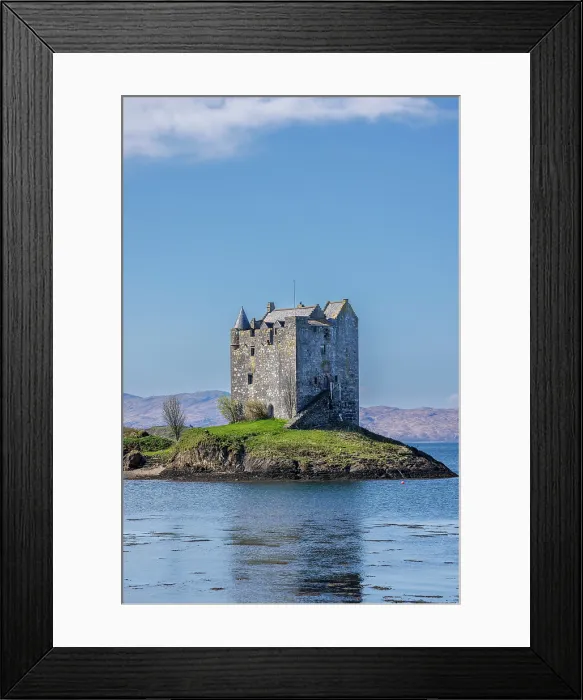Framed Print : Castle Stalker, Loch Laich, Port Appin, Scotland, UK Framed Print : Castle Stalker, Loch Laich, Port Appin, Scotland, UK