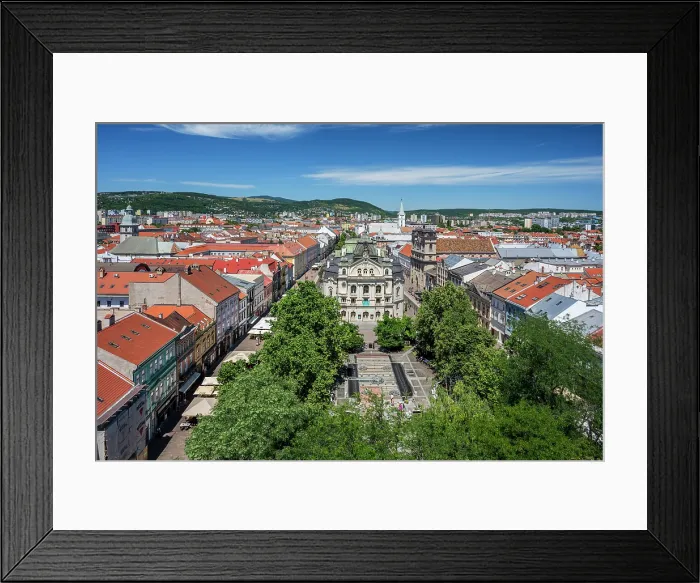 Framed Print : Old town skyline, Kosice, Slovakia Framed Print : Old town skyline, Kosice, Slovakia