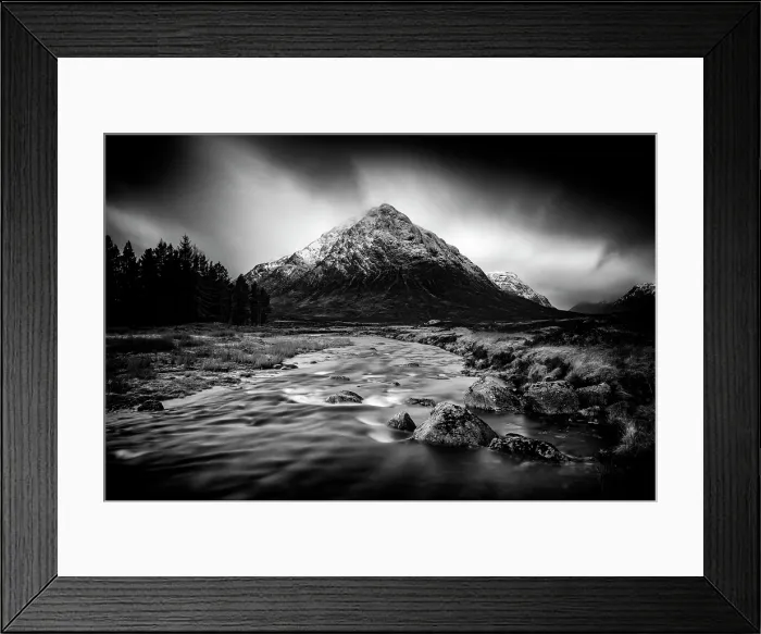 Framed Print : Buachaille Etive Mor and the River Etive, Rannoch Moor, Highand, Scotland Framed Print : Buachaille Etive Mor and the River Etive, Rannoch Moor, Highand, Scotland
