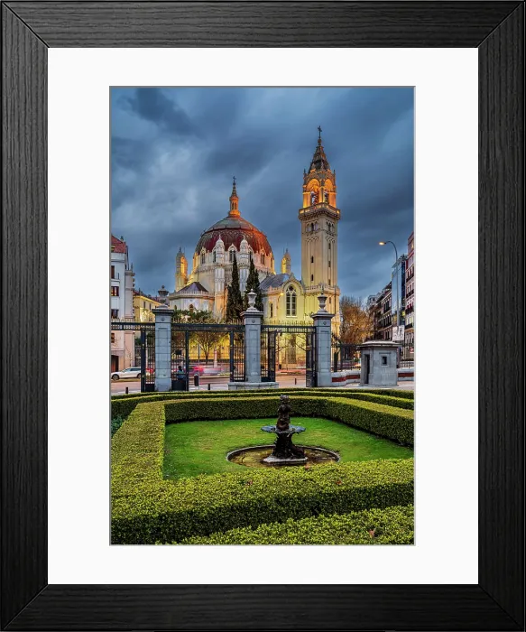 Framed Print : Church of San Manuel y San Benito, Madrid, Spain Framed Print : Church of San Manuel y San Benito, Madrid, Spain