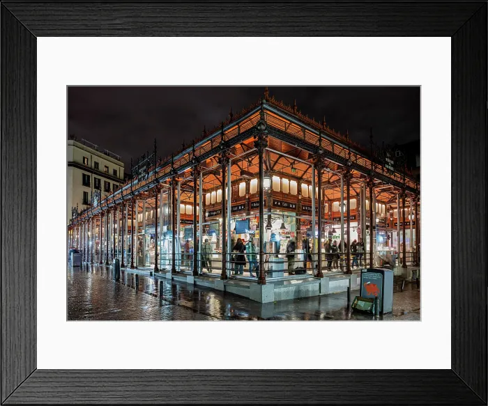 Framed Print : Market of San Miguel (Mercado de San Miguel), Madrid, Spain