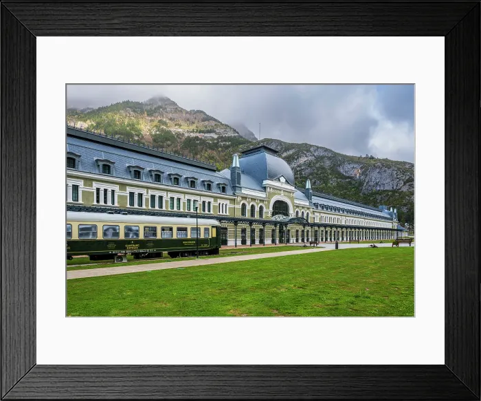 Framed Print : Canfranc International railway station (Estacion Internacional de Canfranc), Canfranc, Aragon, Spain Framed Print : Canfranc International railway station (Estacion Internacional de Canfranc), Canfranc, Aragon, Spain