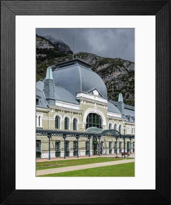 Framed Print : Canfranc International railway station (Estacion Internacional de Canfranc), Canfranc, Aragon, Spain Framed Print : Canfranc International railway station (Estacion Internacional de Canfranc), Canfranc, Aragon, Spain