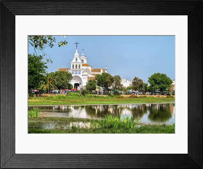 Framed Print : Ermita de la Virgen del Rocio, El Rocio, Huelva, Andalusia, Spain Framed Print : Ermita de la Virgen del Rocio, El Rocio, Huelva, Andalusia, Spain