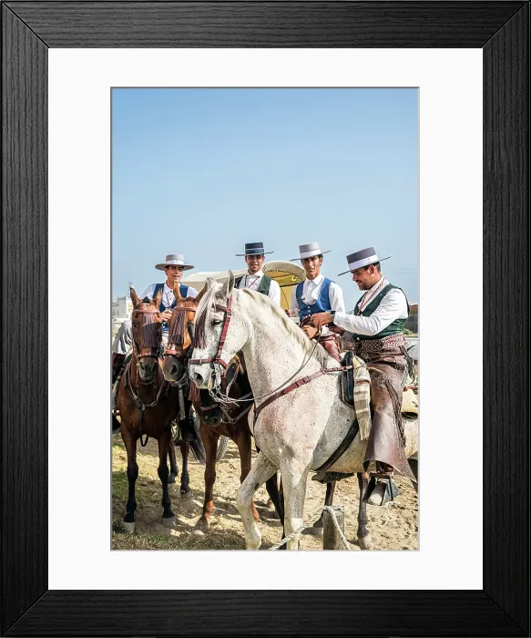 Framed Print : Horsemen, Romeria de El Rocio pilgrimage, El Rocio, Huelva, Andalusia, Spain Framed Print : Horsemen, Romeria de El Rocio pilgrimage, El Rocio, Huelva, Andalusia, Spain