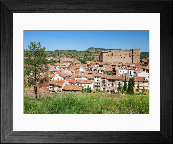 Framed Print : Mora de Rubielos, Aragon, Spain