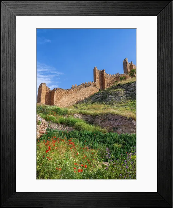 Framed Print : Ancient walls, Albarracin, Aragon, Spain Framed Print : Ancient walls, Albarracin, Aragon, Spain