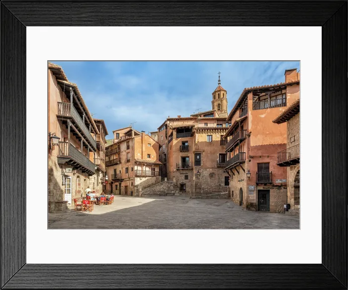 Framed Print : Plaza Mayor, Albarracin, Aragon, Spain Framed Print : Plaza Mayor, Albarracin, Aragon, Spain
