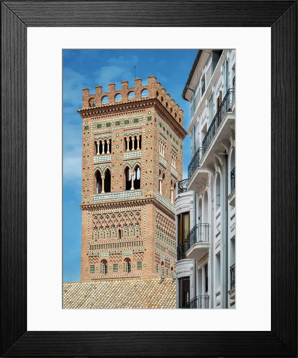 Framed Print : El Salvador tower, Teruel, Aragon, Spain Framed Print : El Salvador tower, Teruel, Aragon, Spain