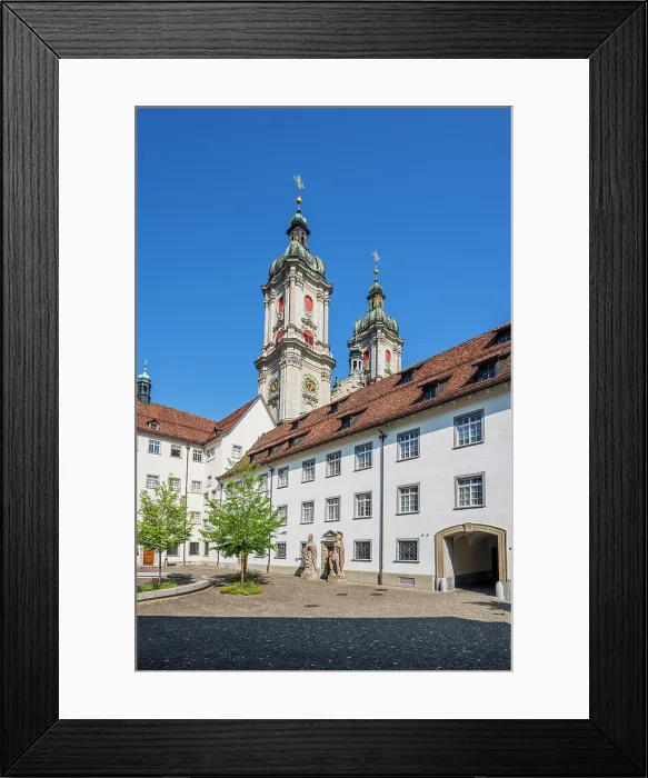 Framed Print : Abbey of Saint Gall, St. Gallen, Canton of St. Gallen, Switzerland Framed Print : Abbey of Saint Gall, St. Gallen, Canton of St. Gallen, Switzerland
