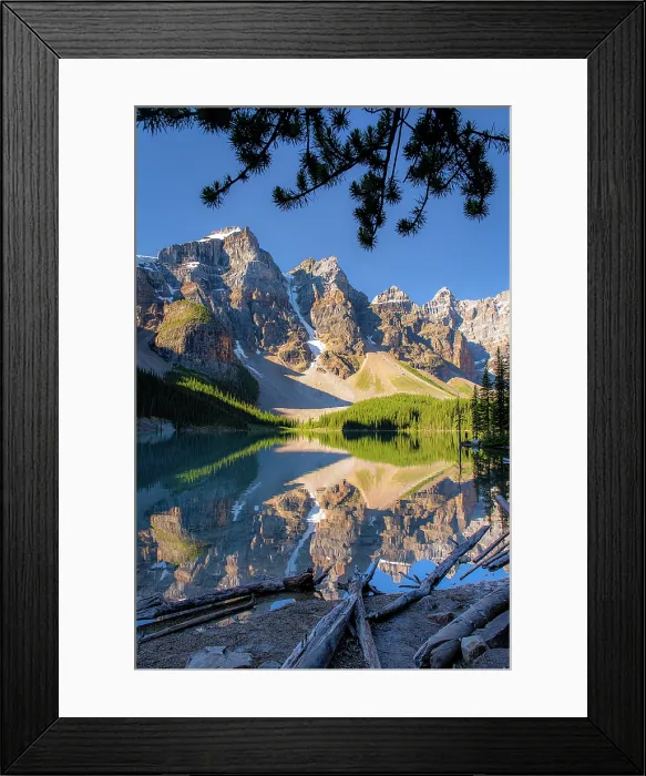 Framed Print : Moraine Lake, Banff National Park, Alberta, Canada Framed Print : Moraine Lake, Banff National Park, Alberta, Canada
