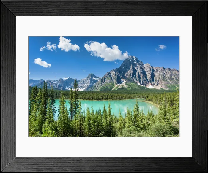 Framed Print : Mount Chephren from Waterfowl Lake, Banff National Park, Alberta, Canada Framed Print : Mount Chephren from Waterfowl Lake, Banff National Park, Alberta, Canada