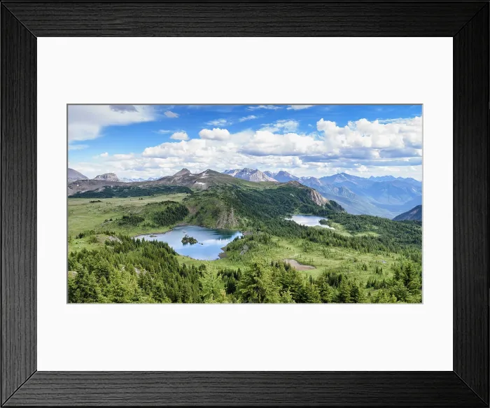 Framed Print : View from Sunshine Meadows, Banff National Park, Alberta, Canada Framed Print : View from Sunshine Meadows, Banff National Park, Alberta, Canada
