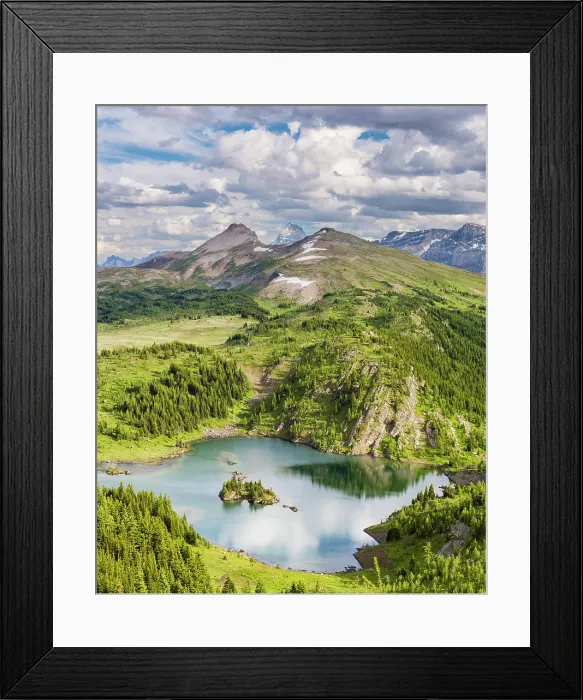 Framed Print : View from Sunshine Meadows with Mount Assiniboine, Banff National Park, Alberta, Canada Framed Print : View from Sunshine Meadows with Mount Assiniboine, Banff National Park, Alberta, Canada