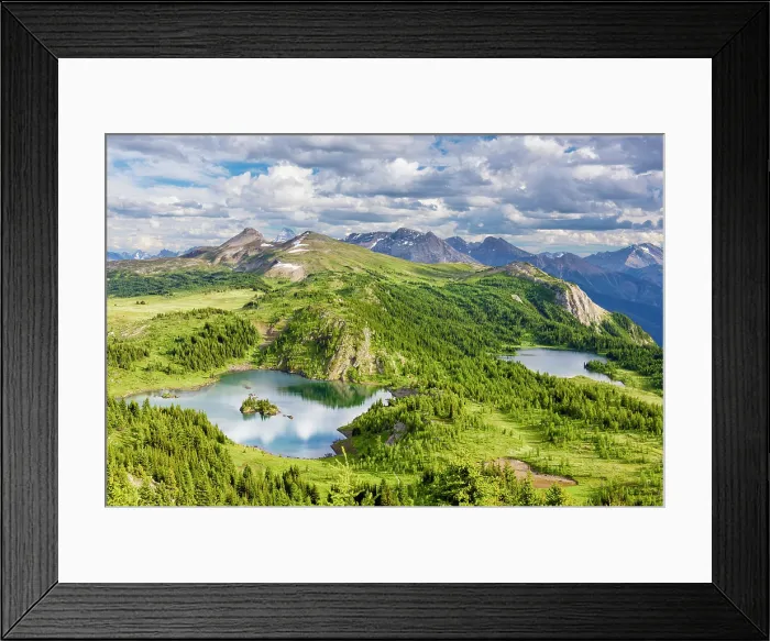 Framed Print : View from Sunshine Meadows with Mount Assiniboine, Banff National Park, Alberta, Canada Framed Print : View from Sunshine Meadows with Mount Assiniboine, Banff National Park, Alberta, Canada