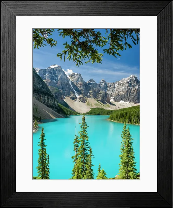 Framed Print : Moraine Lake, Banff National Park, Alberta, Canada Framed Print : Moraine Lake, Banff National Park, Alberta, Canada
