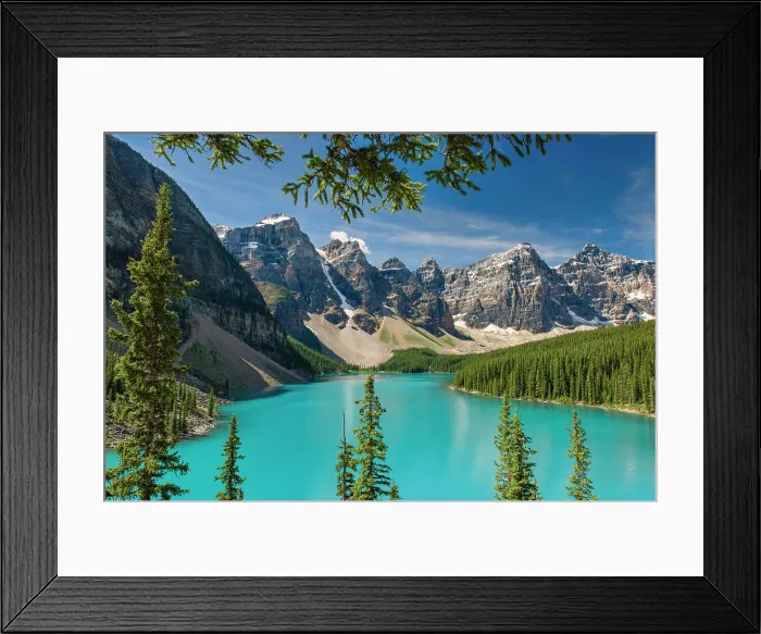 Framed Print : Moraine Lake, Banff National Park, Alberta, Canada Framed Print : Moraine Lake, Banff National Park, Alberta, Canada