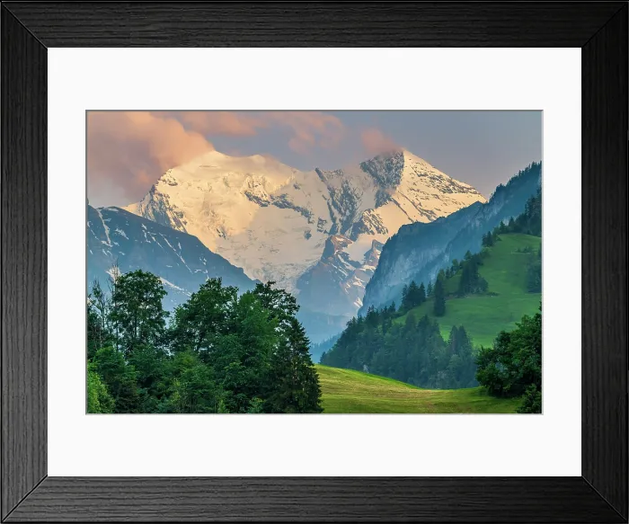 Framed Print : Mount Balmhorn, Bernese Alps, Frutigen, Canton of Bern, Switzerland Framed Print : Mount Balmhorn, Bernese Alps, Frutigen, Canton of Bern, Switzerland