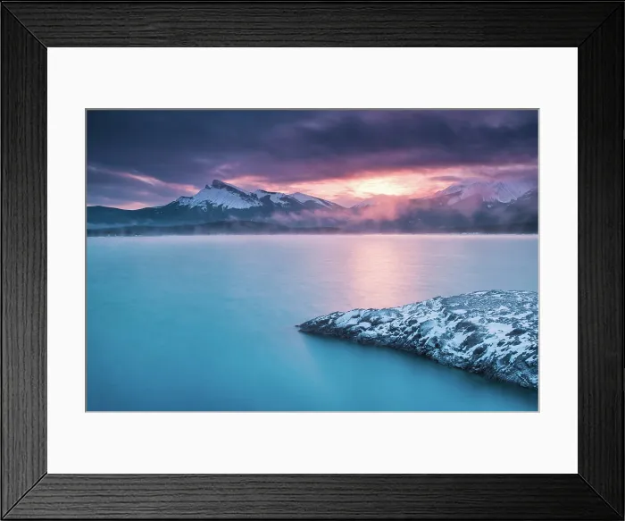 Framed Print : Sunrise from Windy Point with Mount Michener, Kootenay Plains, Alberta, Canada Framed Print : Sunrise from Windy Point with Mount Michener, Kootenay Plains, Alberta, Canada