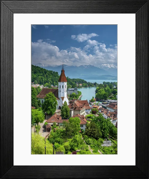 Framed Print : Thun, Canton of Bern, Switzerland Framed Print : Thun, Canton of Bern, Switzerland