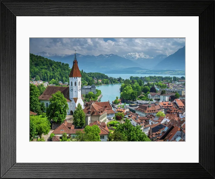 Framed Print : Thun, Canton of Bern, Switzerland Framed Print : Thun, Canton of Bern, Switzerland